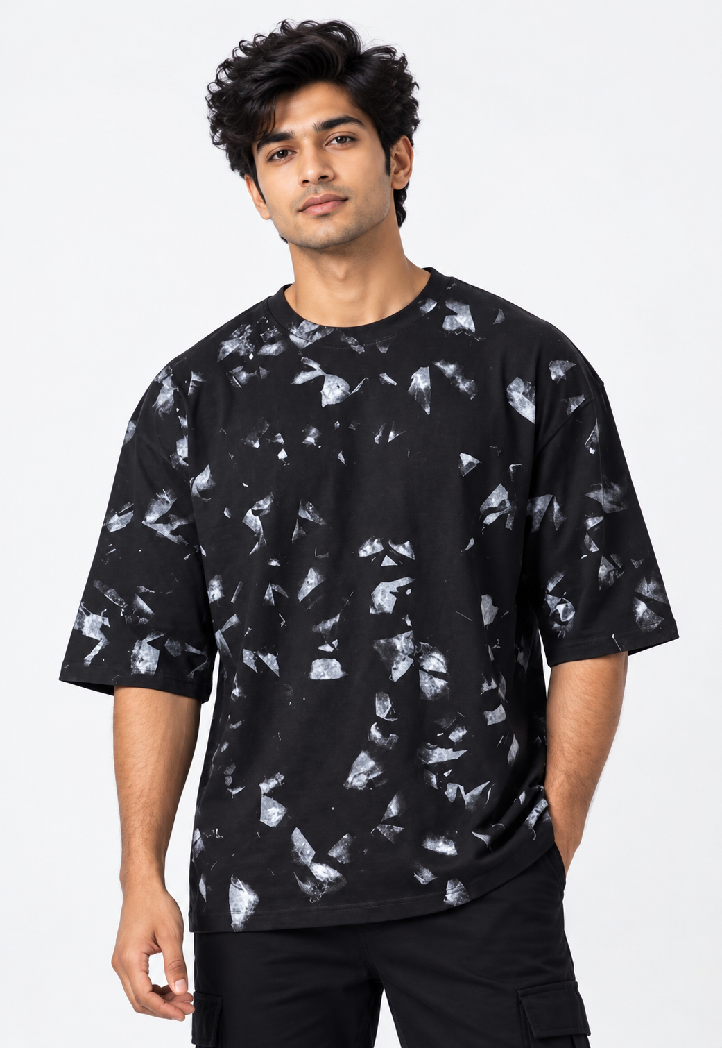 Splatter Wash – Acid Wash Oversized Premium T-Shirt