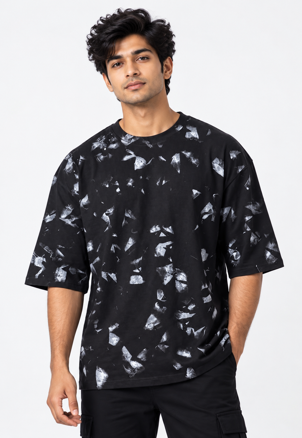 Splatter Wash – Acid Wash Oversized Premium T-Shirt