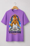 Velankanni Matha Premium Tshirt | Lavender