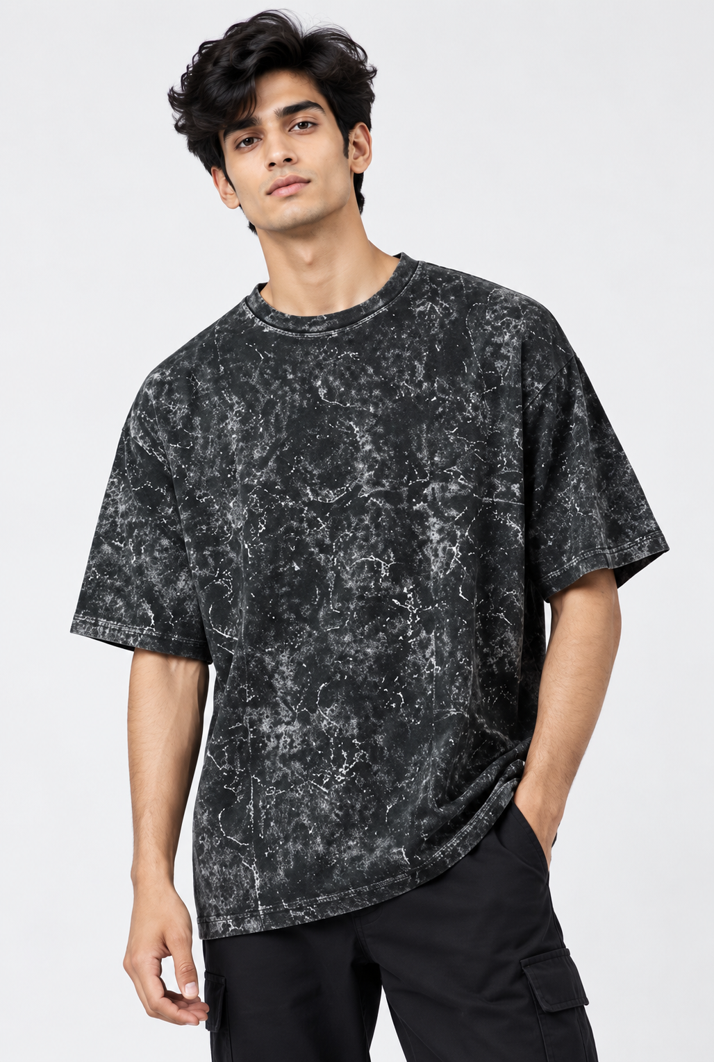 Stone Black – Oversized Premium T-Shirt