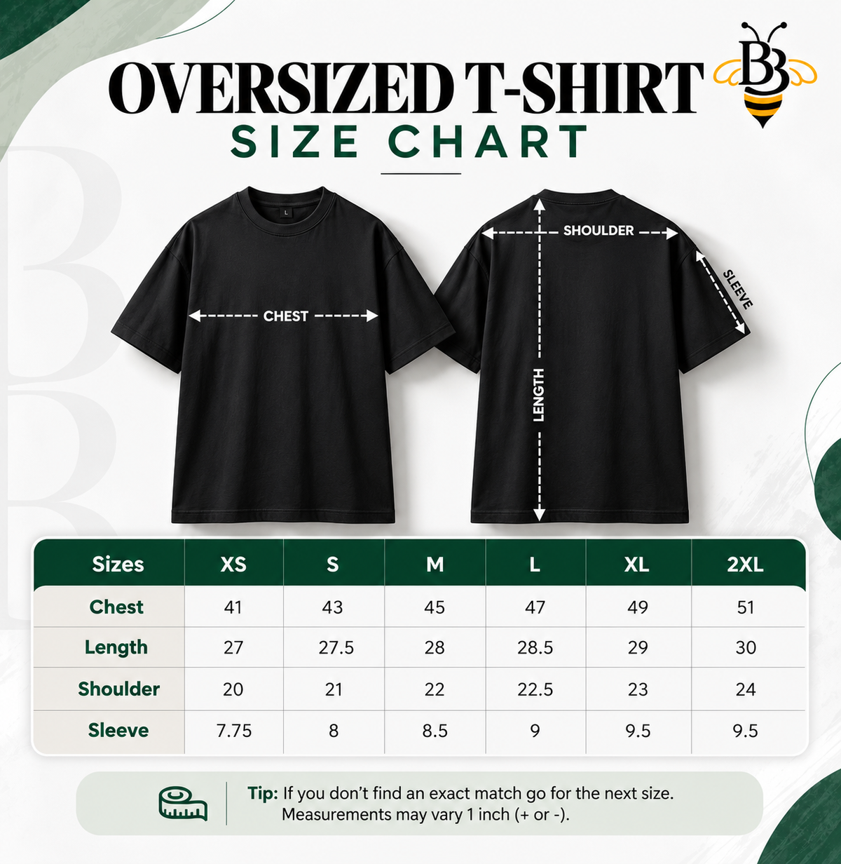 Dark Green Splatter Wash – Acid Wash Oversized Premium T-Shirt