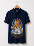 Velankanni Mary Arockia Matha, Basilica Lady of Good Health | Devotional Premium Polo Tshirt | Pearl Blue